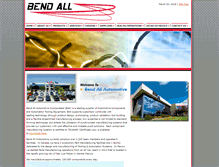 Tablet Screenshot of bend-all.com